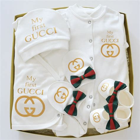 gucci set voor baby|designer babies wearing gucci.